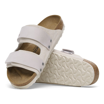 Uji Nubuck-Suede Leather in Color Antique White | Birkenstock