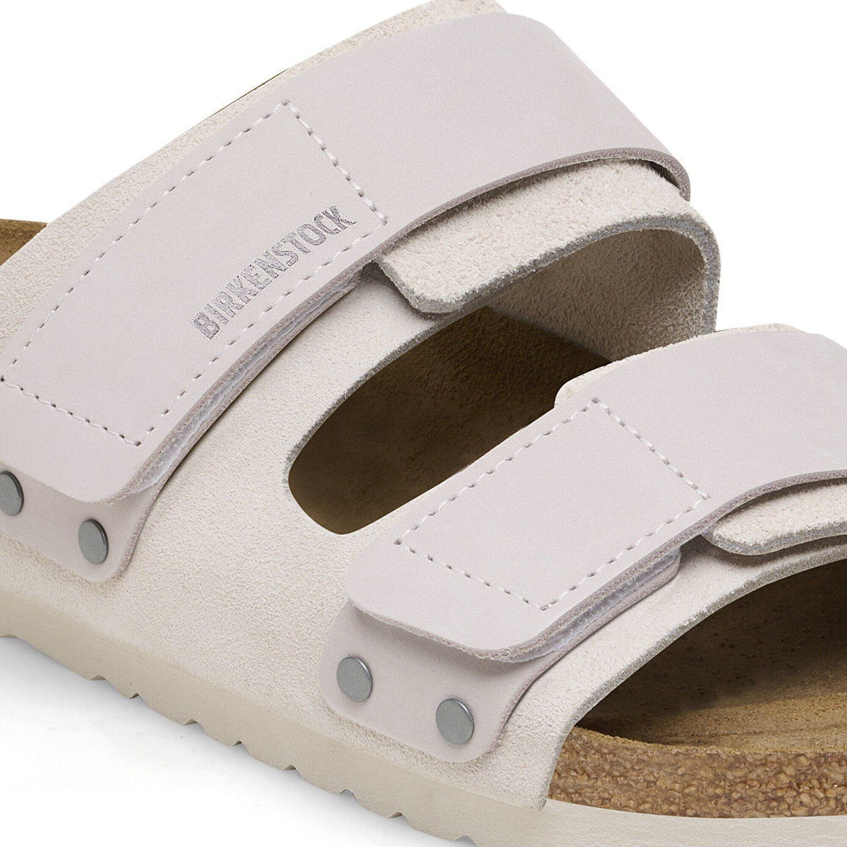 Uji Nubuck-Suede Leather in Color Antique White | Birkenstock