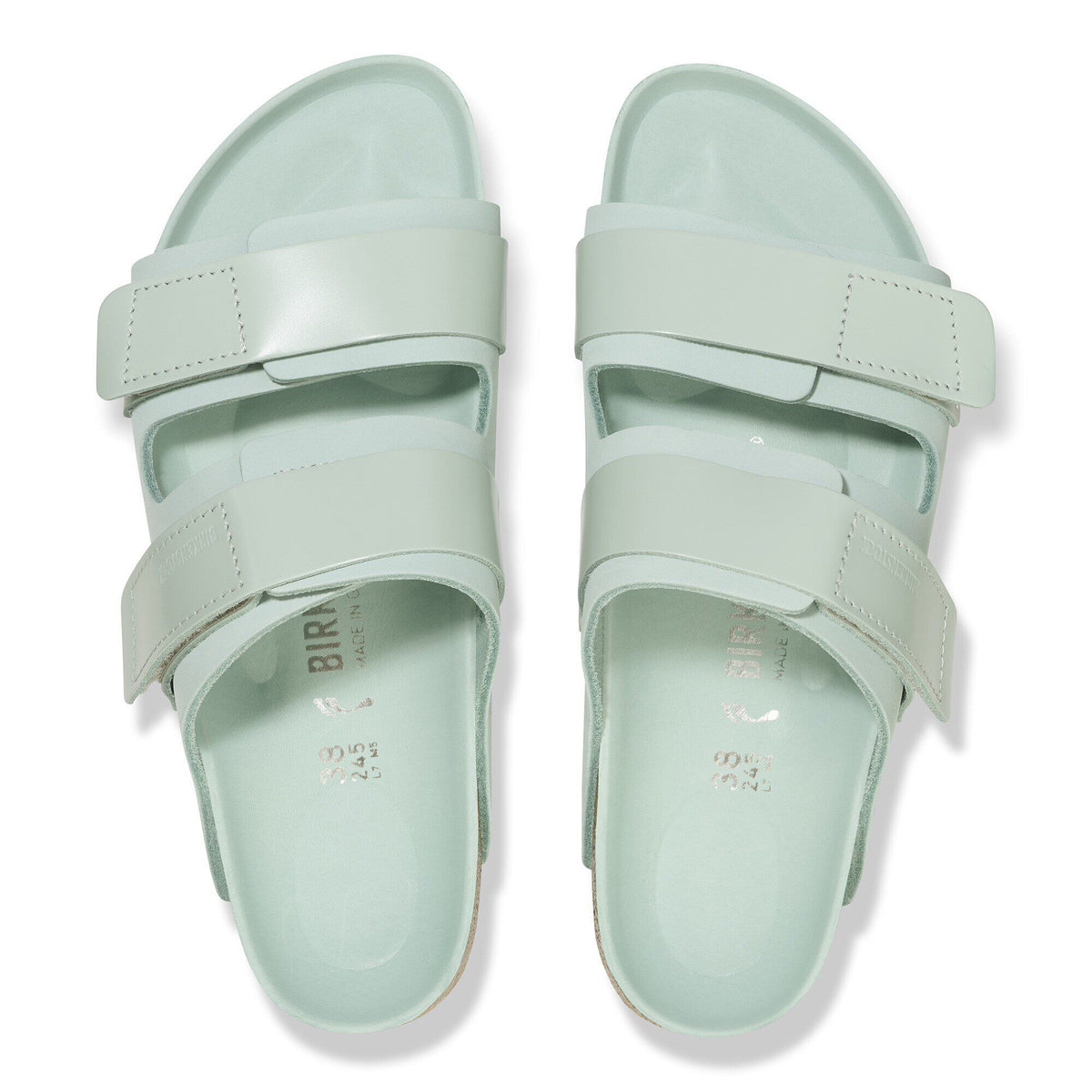 Uji Nubuck Leather in Color Surf Green | Birkenstock