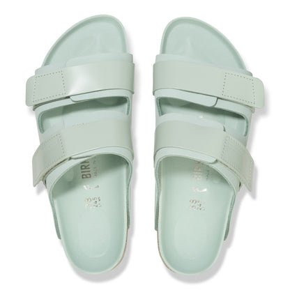 Uji Nubuck Leather in Color Surf Green | Birkenstock