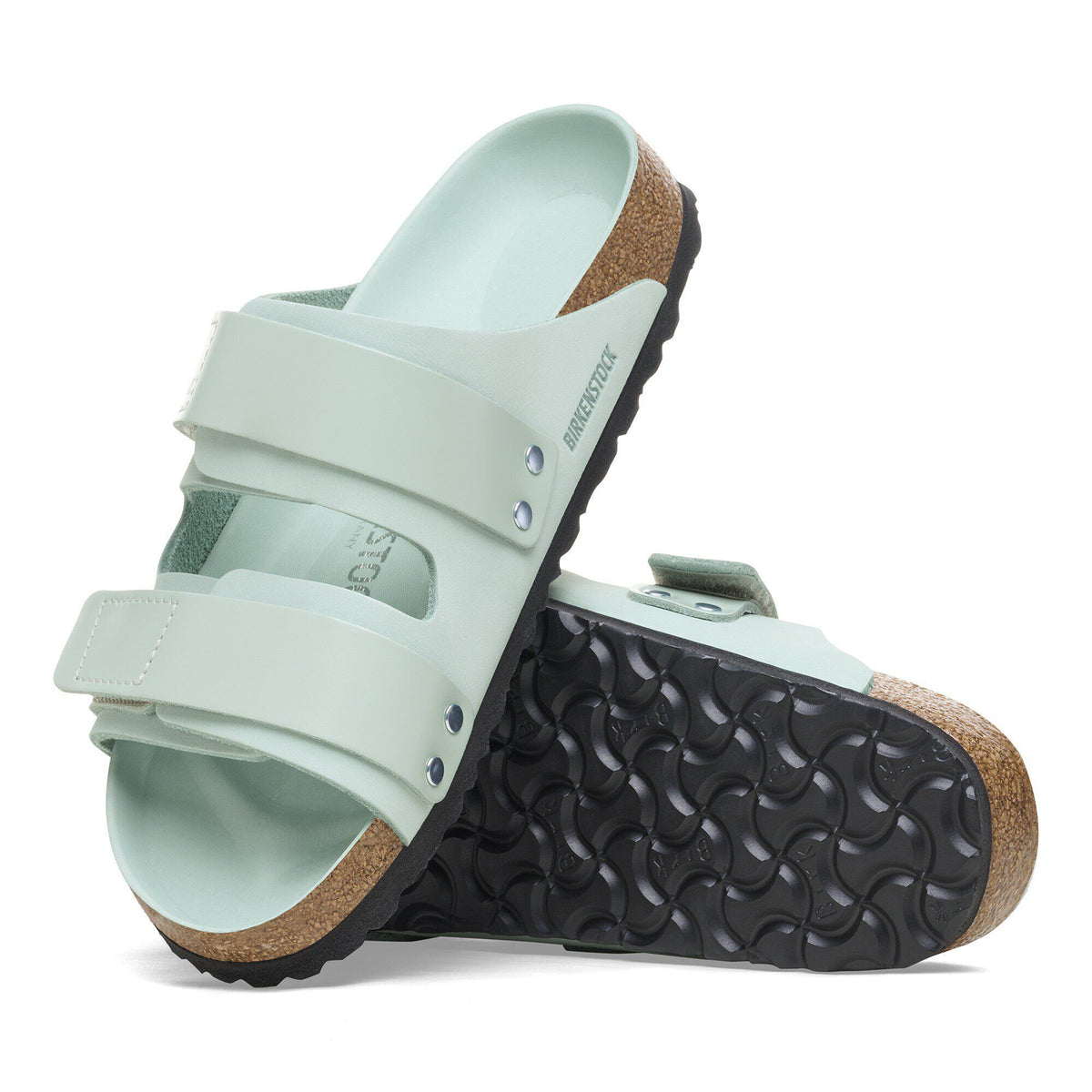 Uji Nubuck Leather in Color Surf Green | Birkenstock