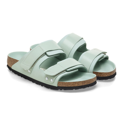 Uji Nubuck Leather in Color Surf Green | Birkenstock