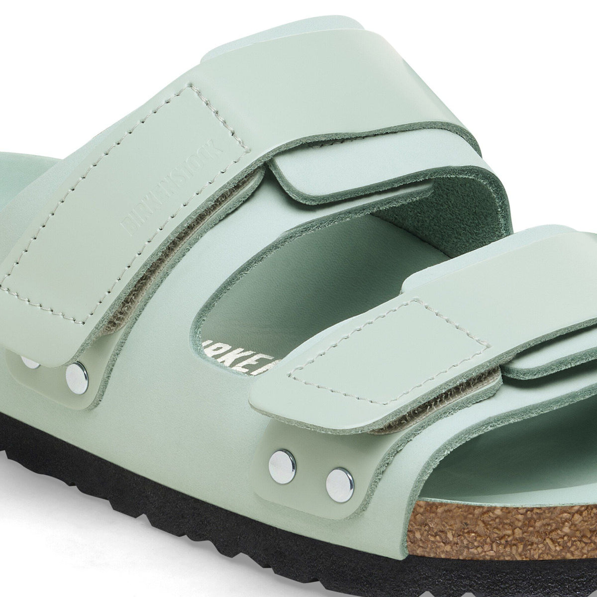Uji Nubuck Leather in Color Surf Green | Birkenstock