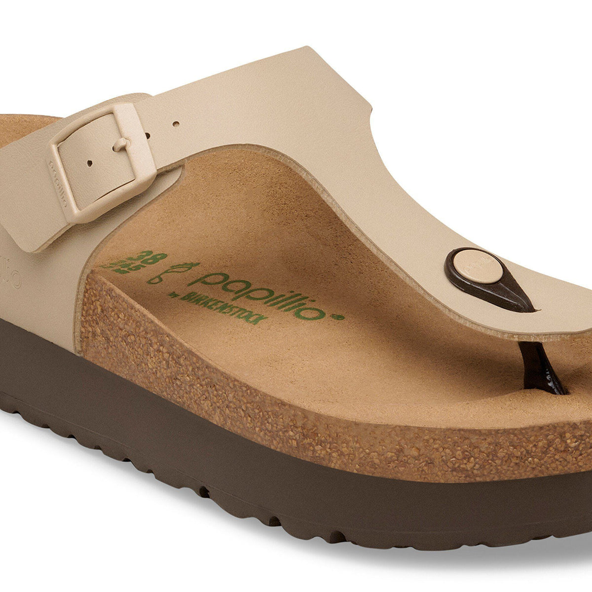 Gizeh Flex Platform Birko-Flor in Color Sandcastle | Birkenstock