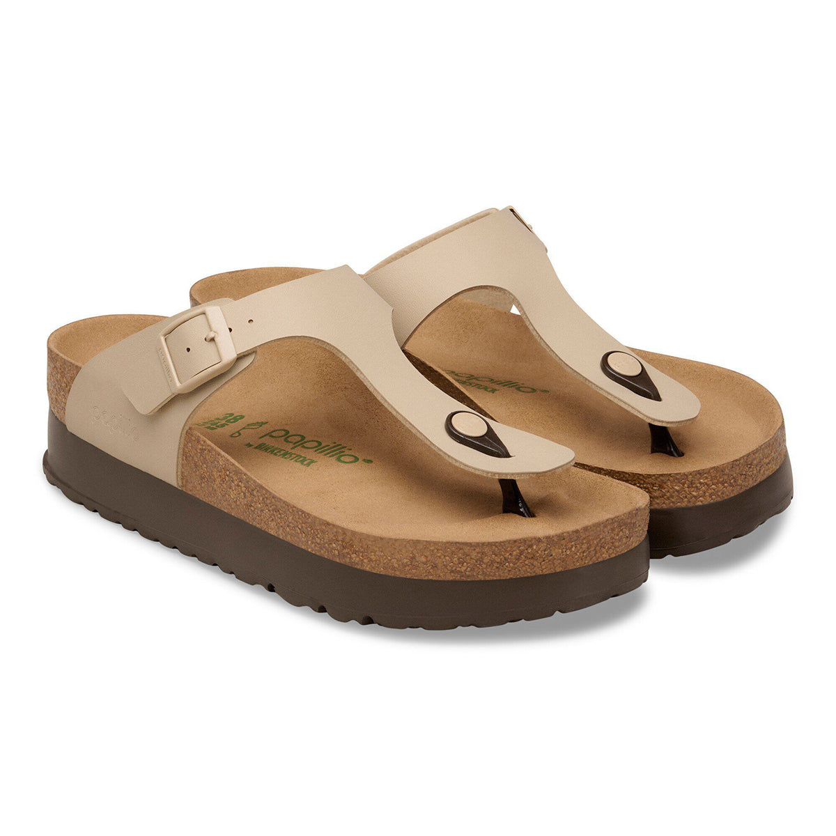 Gizeh Flex Platform Birko-Flor in Color Sandcastle | Birkenstock