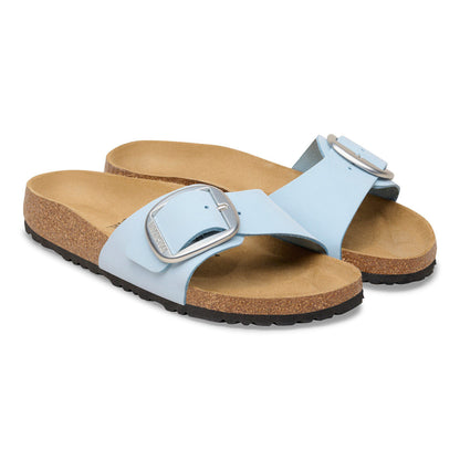 Madrid Big Buckle Nubuck Leather in Color Baby Blue | Birkenstock