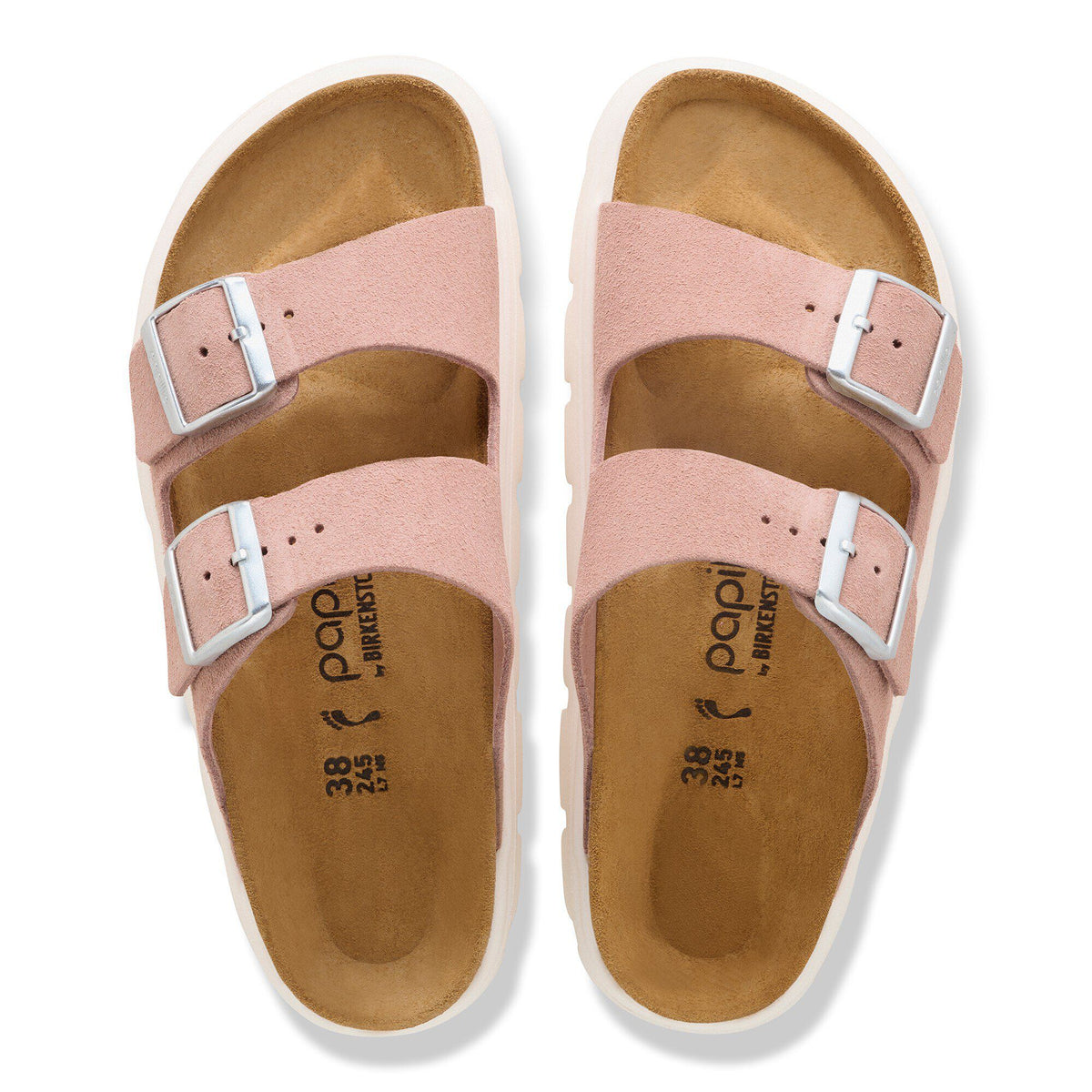 Arizona Chunky Suede Leather in Color Pink Clay | Birkenstock