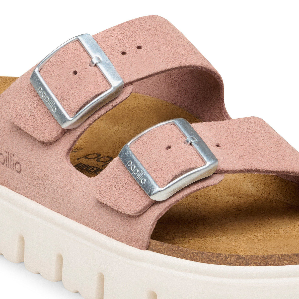 Arizona Chunky Suede Leather in Color Pink Clay | Birkenstock