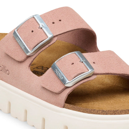 Arizona Chunky Suede Leather in Color Pink Clay | Birkenstock