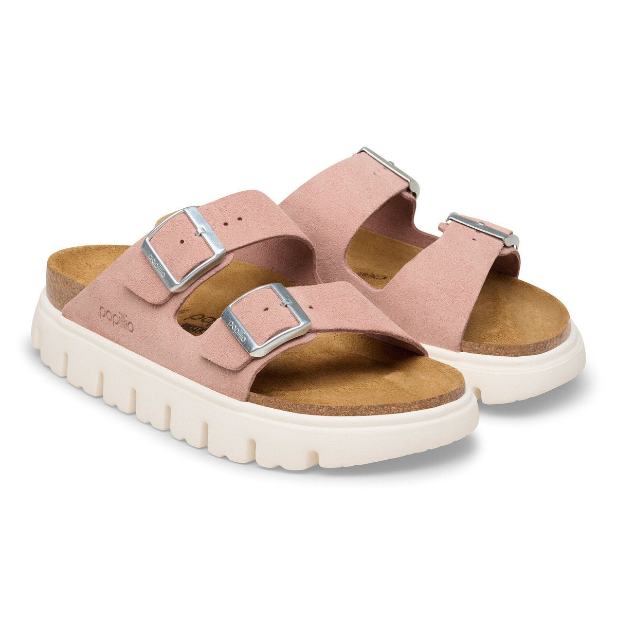 Arizona Chunky Suede Leather in Color Pink Clay | Birkenstock