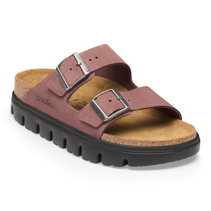 Arizona Chunky Suede Leather in Color Pepper | Birkenstock