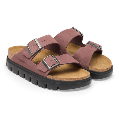 Arizona Chunky Suede Leather in Color Pepper | Birkenstock