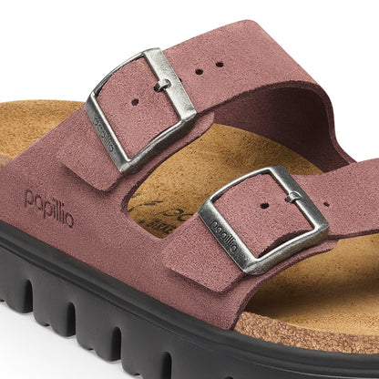 Arizona Chunky Suede Leather in Color Pepper | Birkenstock