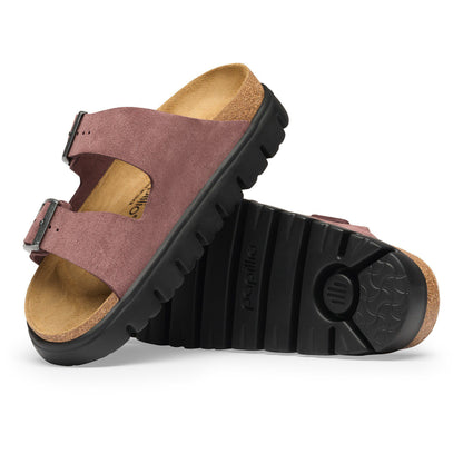 Arizona Chunky Suede Leather in Color Pepper | Birkenstock