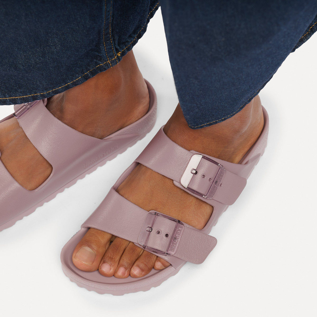 Arizona Stealth Buckle EVA in Color Faded Purple | Birkenstock