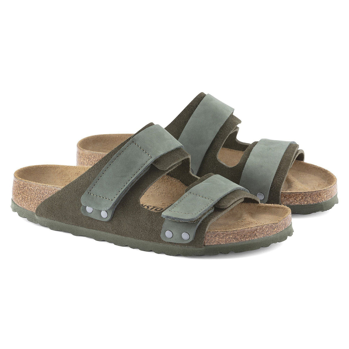 Uji Nubuck-Suede Leather in Color Thyme | Birkenstock