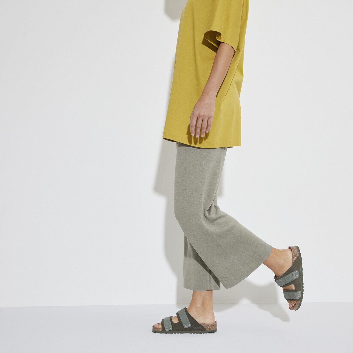 Uji Nubuck-Suede Leather in Color Thyme | Birkenstock