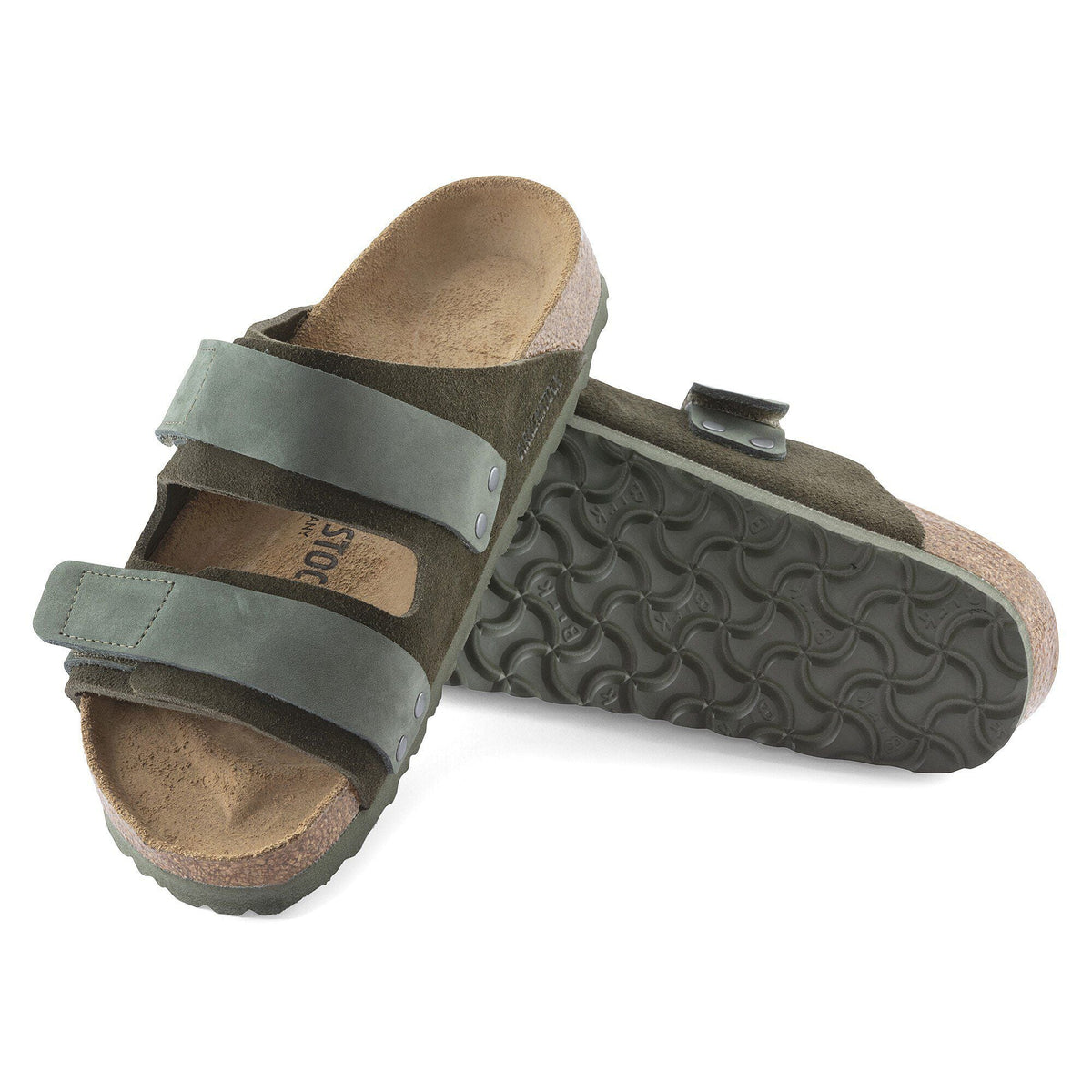 Uji Nubuck-Suede Leather in Color Thyme | Birkenstock