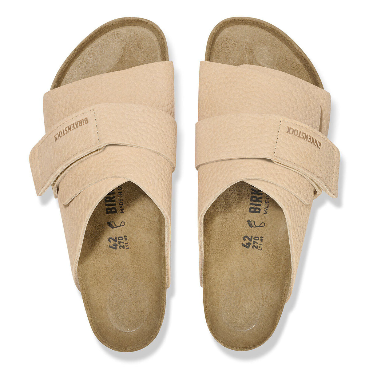 Kyoto Nubuck Leather in Color Desert Buck New Beige | Birkenstock