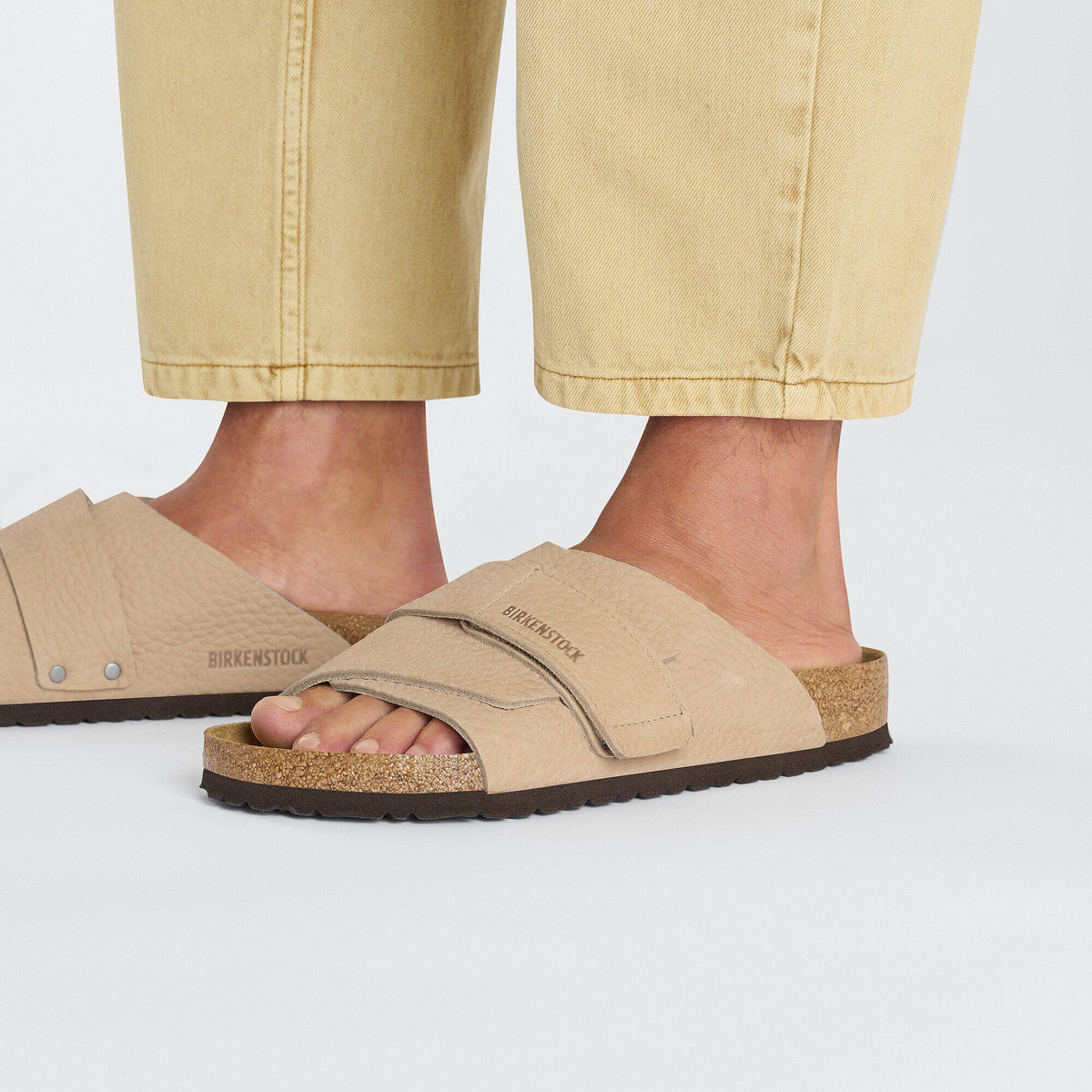 Kyoto Nubuck Leather in Color Desert Buck New Beige | Birkenstock