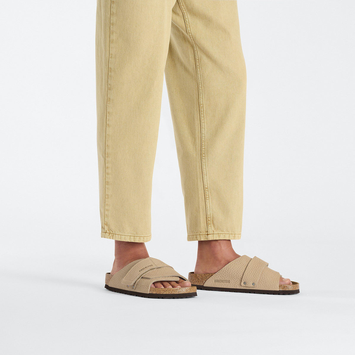 Kyoto Nubuck Leather in Color Desert Buck New Beige | Birkenstock