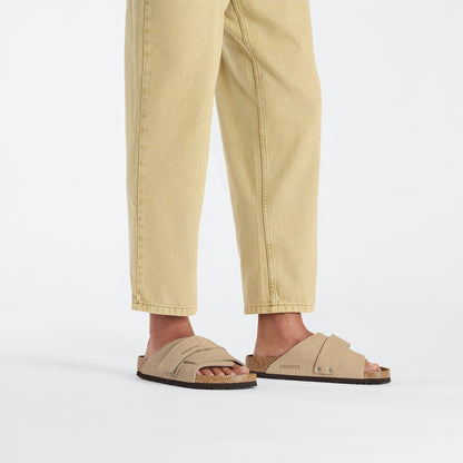 Kyoto Nubuck Leather in Color Desert Buck New Beige | Birkenstock