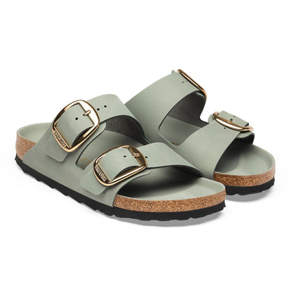 Arizona Big Buckle Oiled Leather in Color Pure Sage | Birkenstock