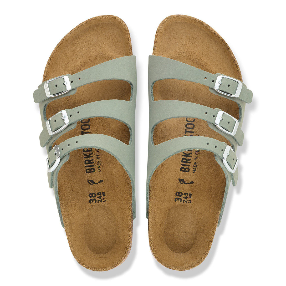 Florida  Fresh Oiled Leather in Color Pure Sage | Birkenstock