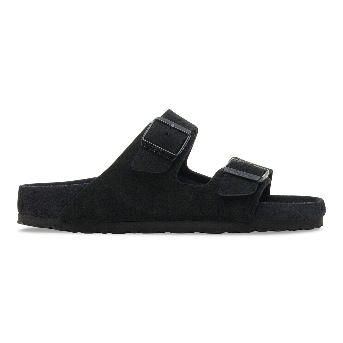 Arizona Suede Leather in Color Black | Birkenstock