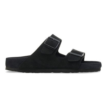Arizona Suede Leather in Color Black | Birkenstock
