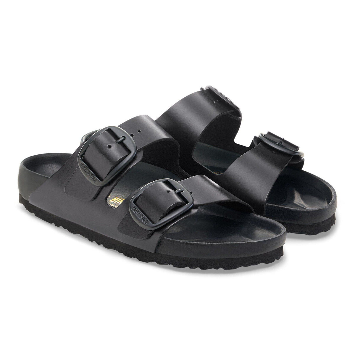 Arizona Big Buckle Leather in Color New Dressy Black | Birkenstock