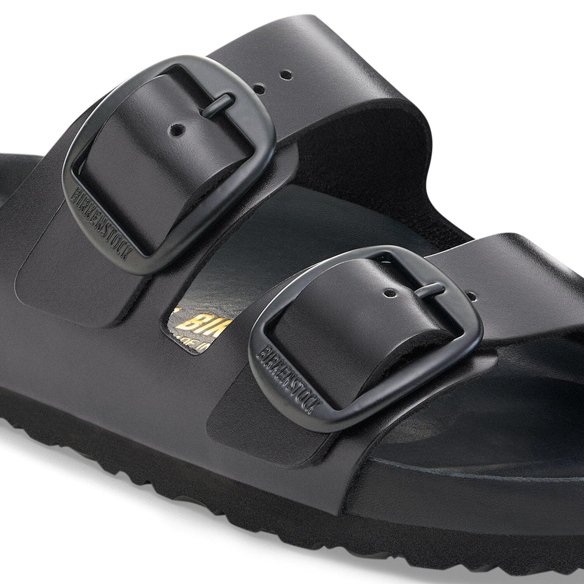 Arizona Big Buckle Leather in Color New Dressy Black | Birkenstock