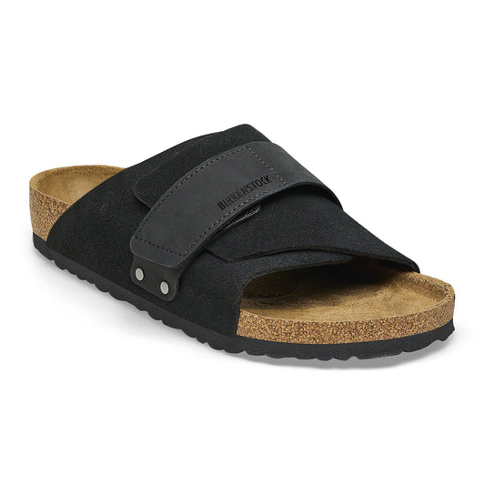 Kyoto Nubuck-Suede Leather in Color Black | Birkenstock
