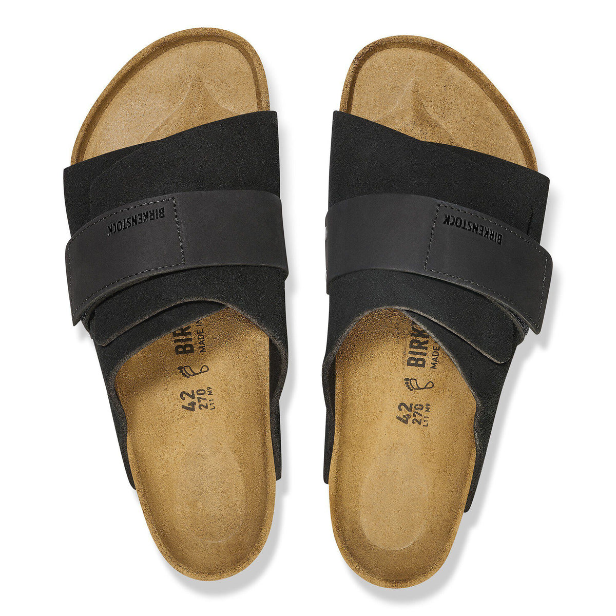 Kyoto Nubuck-Suede Leather in Color Black | Birkenstock