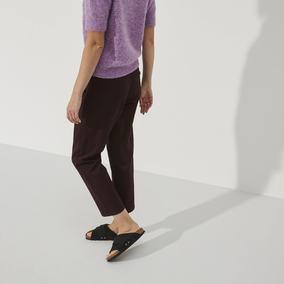 Kyoto Nubuck-Suede Leather in Color Black | Birkenstock