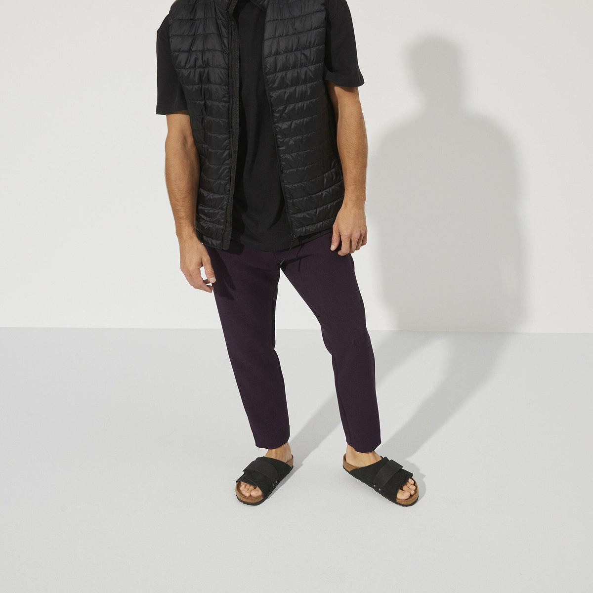 Kyoto Nubuck-Suede Leather in Color Black | Birkenstock