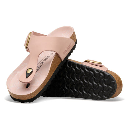 Gizeh Big Buckle Nubuck Leather in Color Soft Pink | Birkenstock