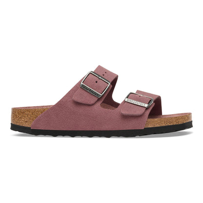 Arizona Soft Footbed Suede Leather in Color Pepper | Birkenstock