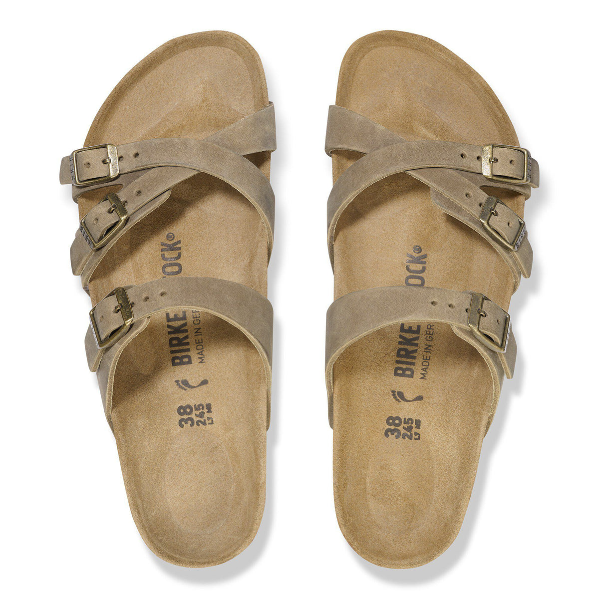 Franca Oiled Leather in Color Tobacco Brown | Birkenstock