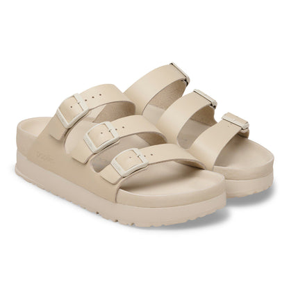 Florida Flex Platform Leather in Color Oyster | Birkenstock