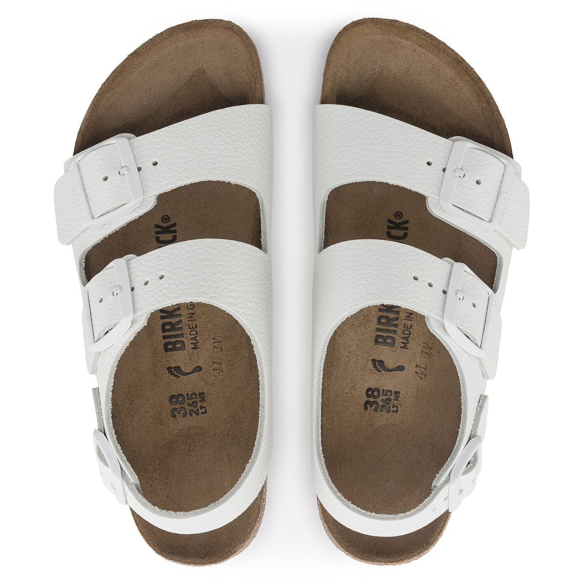 Milano Leather in Color White | Birkenstock