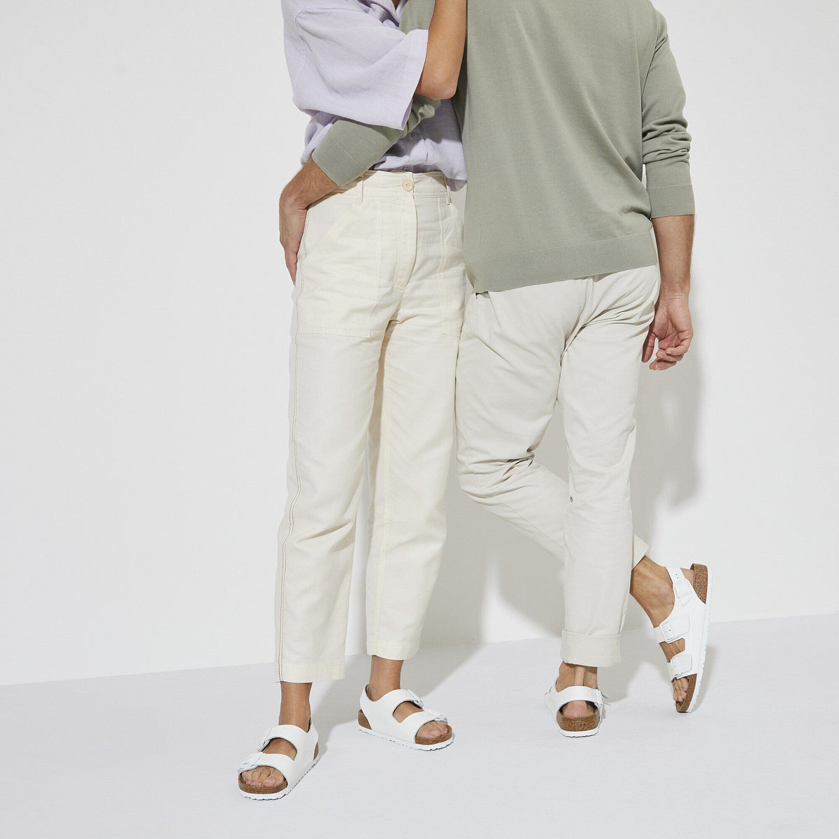 Milano Leather in Color White | Birkenstock