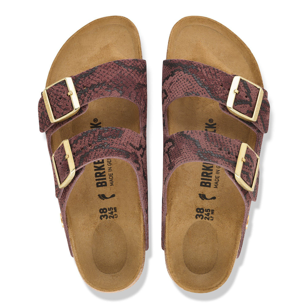 Arizona Suede Leather in Color Snake Pepper | Birkenstock