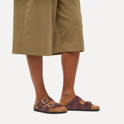 Arizona Suede Leather in Color Snake Pepper | Birkenstock