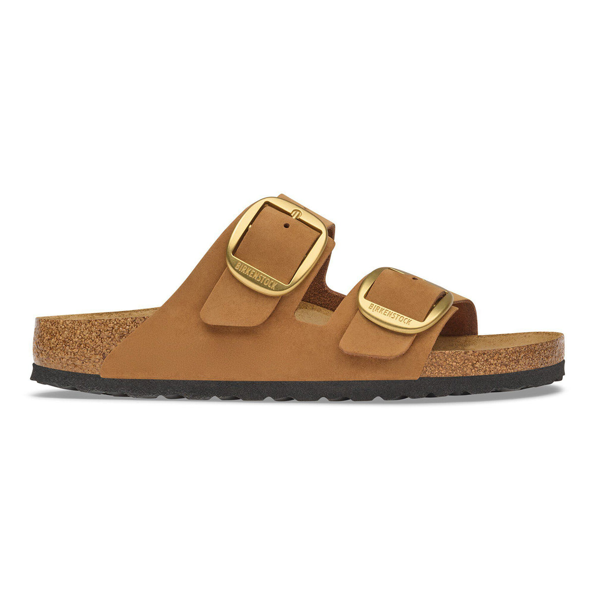 Arizona Big Buckle Nubuck Leather in Color Mink | Birkenstock