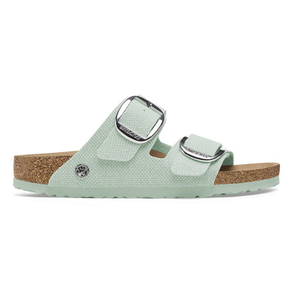 Arizona Vegan Big Buckle Textile in Color Canvas Surf Green | Birkenstock