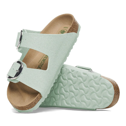 Arizona Vegan Big Buckle Textile in Color Canvas Surf Green | Birkenstock