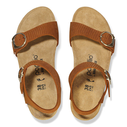 Soley Embossed Leather in Color Burnt Orange | Birkenstock