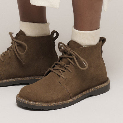 Uppsala Mid Suede Leather in Color Dark Tea | Birkenstock