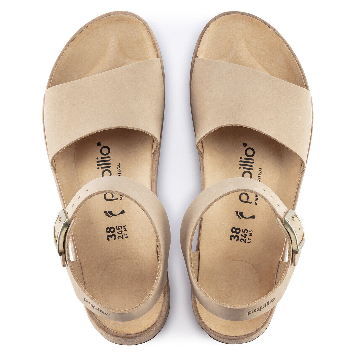 Glenda Nubuck Leather in Color Sandcastle | Birkenstock